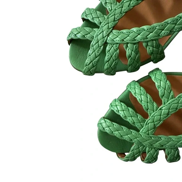 Sezane Natacha Sandals Bright Green - Picture 5 of 9